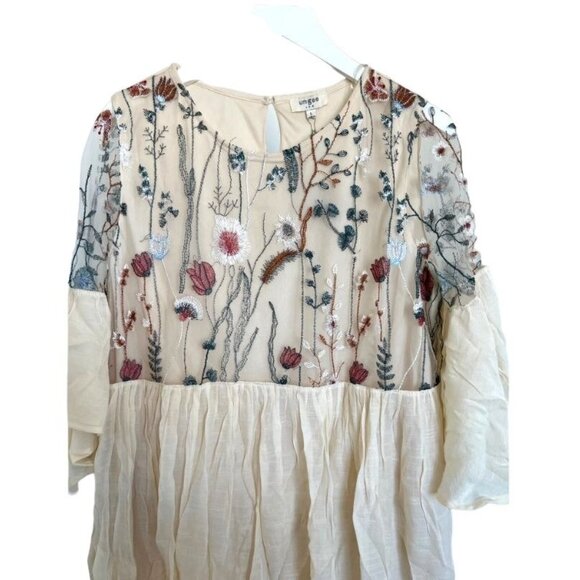 Umgee Natural Color Embroidered Dress - Picture 7 of 9